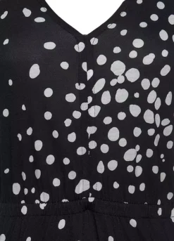 Vivance Spotted Jersey Maxi Dress 9 Vivance Spotted Jersey Maxi Dress -Modish Dress Up Vivance Spotted Jersey Maxi Dress16593908FRSC W02