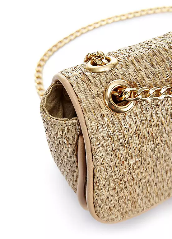 Vivance Straw Shoulder Bag 3 Vivance Straw Shoulder Bag - Image 3