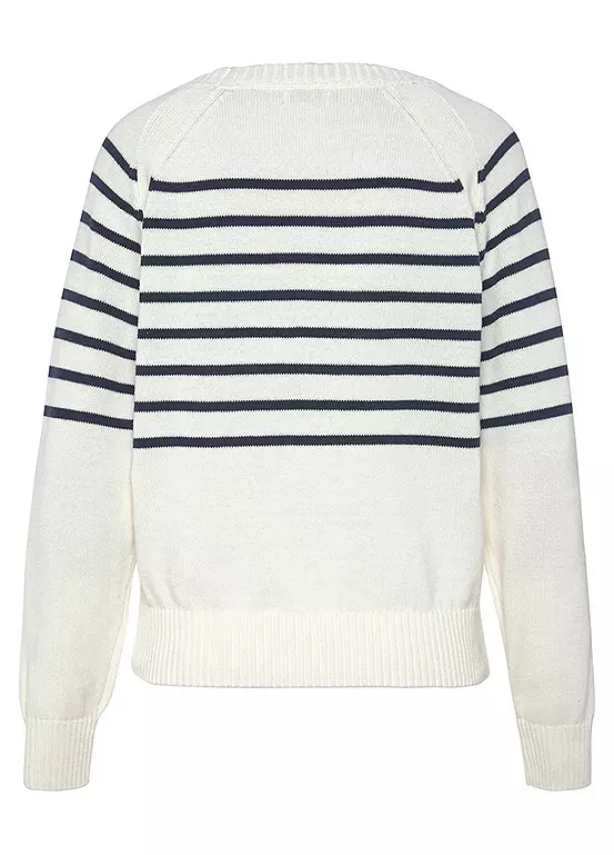 Vivance Stripe Long Sleeve Jumper 4 Vivance Stripe Long Sleeve Jumper - Image 4