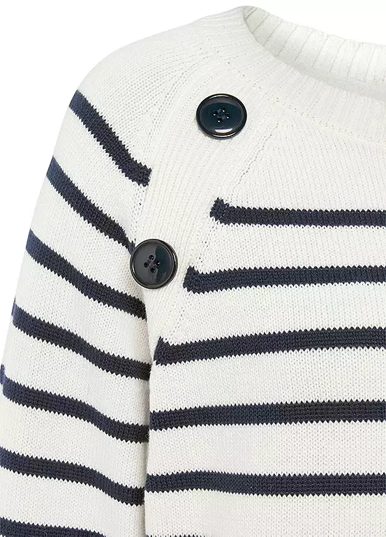 Vivance Stripe Long Sleeve Jumper 5 Vivance Stripe Long Sleeve Jumper - Image 5