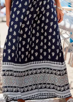 Vivance Sustainable Printed Maxi Dress -Modish Dress Up Vivance Sustainable Printed Maxi Dress78321156FRSP W02