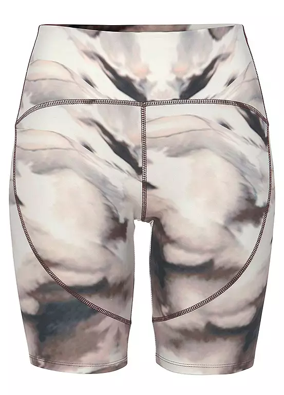 Active By LASCANA Abstract Print Cycling Shorts 2 Active By LASCANA Abstract Print Cycling Shorts - Image 2