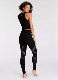 Active By LASCANA Reflective Print Crop Top -Modish Dress Up active by LASCANA Reflective Print Crop Top65145256FRSP W03