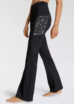 Active By LASCANA Reflective Print Elasticated Waist Straight Leg Sweat Pants -Modish Dress Up active by LASCANA Reflective Print Elasticated Waist Straight Leg Sweat Pants11842928FRSP W02