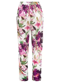Beachtime Floral Print Jersey Pants 8 Beachtime Floral Print Jersey Pants -Modish Dress Up beachtime Floral Print Jersey Pants86669052FRSC W01