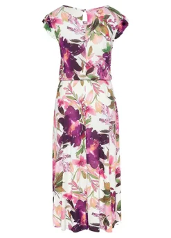 Beachtime Floral Print Midi Dress -Modish Dress Up beachtime Floral Print Midi Dress79785916FRSC W01