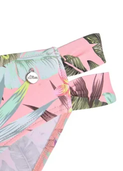 S.Oliver ’Azalea’ Tropical Print Bikini Bottoms -Modish Dress Up s.Oliver Azalea Tropical Print Bikini Bottoms51201404FRSC W01