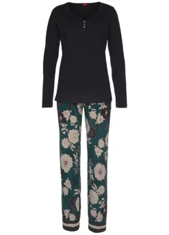 S.Oliver Floral Print Pyjamas 5 S.Oliver Floral Print Pyjamas -Modish Dress Up s.Oliver Floral Print Pyjamas60452353FRSC