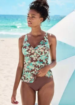 S.Oliver Floral Print Underwired Tankini