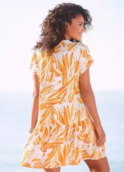 S.Oliver Flounced Beach Dress -Modish Dress Up s.Oliver Flounced Beach Dress88858056FRSP W01