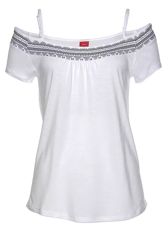 S.Oliver Red Label Cold Shoulder Top 3 S.Oliver Red Label Cold Shoulder Top - Image 3