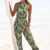 S.Oliver Tropical Print Jumpsuit