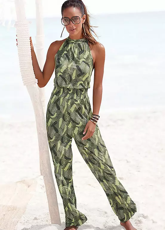 S.Oliver Tropical Print Jumpsuit 1 S.Oliver Tropical Print Jumpsuit