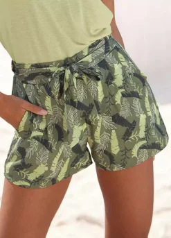 S.Oliver Tropical Print Woven Shorts