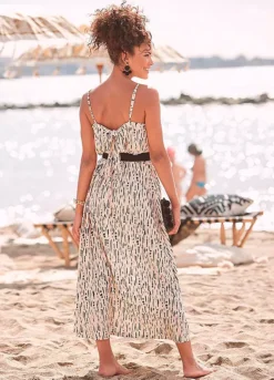 S.Oliver V-Neck Maxi Beach Dress -Modish Dress Up s.Oliver V Neck Maxi Beach Dress81271059FRSP W01