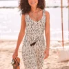 S.Oliver V-Neck Midi Beach Dress